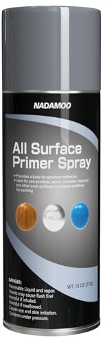 NADAMOO All Surface Primer Spray, Matte Gray One-Part Epoxy Primer, 1 Can