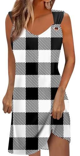 RMBLYfeiye Temu Shop Kleidung Damen Boho Kleid Festkleider Für Schicke Sommerkleider Beach Dress Kurz Desigual Sportliche Kleider Latzkleid