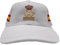 Gorra Bandera España Bordado Capitán de Yate. Color Blanco.