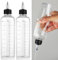 COMNICO 2 Pack Applicator Bottle for Hair 8.5oz Soft Squeeze Empty Oil Dispenser Hair Color Applicator Root Hair Dye PET Plastic Refillable Bottles for Salon Sylist with Graduated Scale and Twist Top