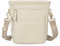 Vitomalia® Deluxe Tasche für Hunde: Multifunktionale Umhängetasche mit waschbarer Leckerlitasche, Gassitasche, Futtertasche, Kotbeutelspender & Magnetverschluss - Perfekt für Gassi & Training (Beige)