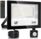 YZYFACAI Foco Led Exterior con mando a distancia 50W，Focos Led con Sensor Movimiento, Iluminación de Exterior Seguridad,7000K Blanco Frío, IP67 Impermeable 5000LM, para Patio, Garaje, Entrada