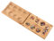 WESIEVYA Mancala-Brettspiel strategiespiel Kinder Taktikspiel für Kinder Pädagogisches Brettspiel Lernspielzeug für Kinder Faltbares Spielbrett Kinderschachbrett afrikanisches Spiel Bambus