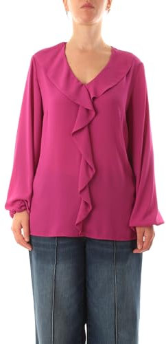 LUISA VIOLA Blusa con Volant da Donna Fucsia - 51