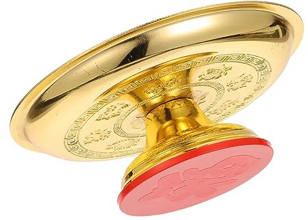 Cabilock Plato De Fruta Bandeja De Almacenamiento Aleación De Zinc Vajilla De Cocina Estilo Retro