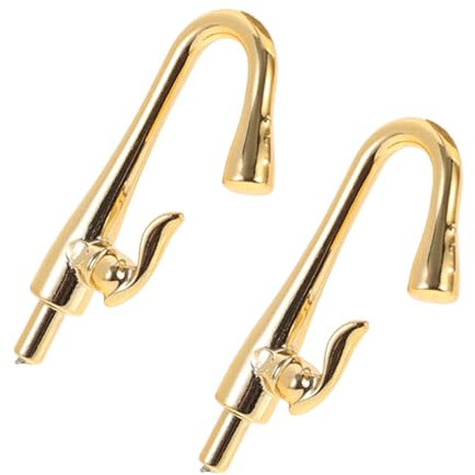 NAMOARLY 2piezas Accesorios Miniatura para Casa De Muñecas De Grifos Individuales De Baño y Cocina Decoración Realista para Escenas De Muñecas para Entusiastas del