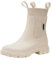 Stivali impermeabili da donna antiscivolo alla caviglia stivali da pioggia in gomma leggeri stivali da pioggia da donna alla moda Chelsea stivaletti comodi scarpe da giardino, B Beige, 39 EU