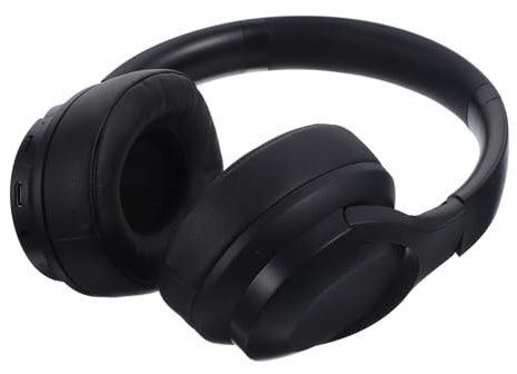 Homoyoyo Auriculares Inalámbricos Cancelación De Diseño Plegable y Aux Audio De Alta Resolución para Negros