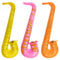 SAIIURV 3 STK Aufblasbares Saxophon Ballons Blasinstrument Aufblasbar 70cm Aufblasbare Instrumente Requisiten für Erwachsener Kinder, Aufblasbare Spielzeug Musikinstrumente Zubehör für Party Fasching