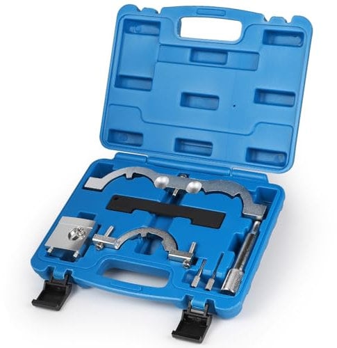 LALAGO 7 Stück Motor Einstellwerkzeug Satz, Steuerzeiten Wechsel Werkzeug Benziner, Zahnriemen Werkzeug, Arretier- und Prüfwerkzeug Kompatibel mit Buick Opel Vauxhall Corsa Chevrolet 1.0, 1.2, 1.4 1.6