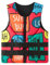 YAMNYSS Professionelle Schwimmweste Für Erwachsene, Verstellbarer Gürtel, Wassersport Neopren Antikollision Surfen Schwimmweste,A,3XL