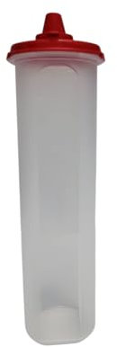 Tupperware Eidgenosse - Recipiente cuadrado redondo para frigorífico, sistema modular, color rojo (1100 ml, rojo)