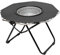 Barbacoa De Carbón Vegetal Parrillas Asador BBQ De Picnic, con Mesa Plegable De Aluminio, Camping Accesorios, Acampada O Picnic, para Exterior, Terraza, Ligera