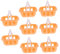 Garneck 8pcs Mini Shopping Basket for Plastic Storage Baskets with Handle for Pretend Play Grocery Shopping Easter Egg Hunt for Age