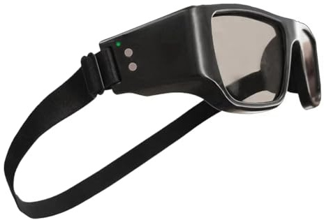 Wouueso Reflexbrille, Head-Up-Trainingsbrille, Head-Up-Dribblingbrille, Basketball, Hockey, Fußball, Fußball, Stroboskopbrille