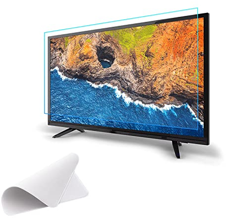 FHSLKXIM Anti-Blue Light Tv Screen Protector, Multifunctional Protective Cover, Easy To Install, Suitable For 75-85 Inch Monitors,77inch 1722x993mm