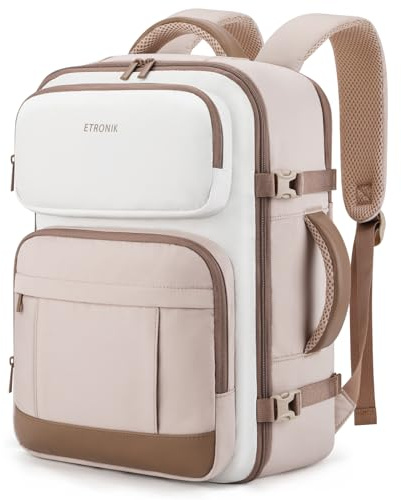 ETRONIK Ryanair Handgepäck 40x30x20, 24L Rucksack 15.6 Travel Backpack Bag | Handgepäck Rucksack für Ryanair und Eurowings 15.6 Laptop Rucksack Travel Backpack Bag Reiserucksack Tasche