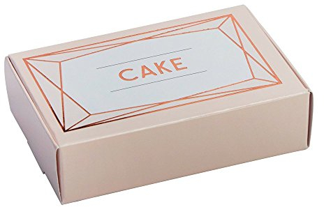 Neviti - Geo Blush - Cake Box, Pack of 10