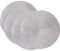 SCF2017 Runde gewebte Glitzer Plastik Tischsets,38cm,4er Set,Silber