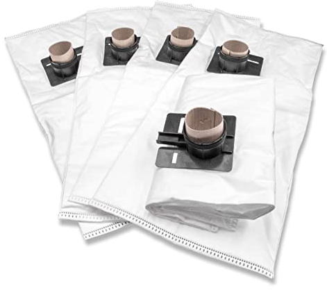 vhbw 5x sacs compatible avec Festo/Festool CT 22, CT 22 E, CTL 22, CTL 33, CTL 33 LE SG, CTL 44 E-AS aspirateur - microfibres non tissées, blanc