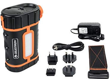 Celestron 18768 PowerTank Lithium Ferrite Pro, batterie externe au lithium-ferrite, noir
