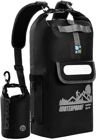 IDRYBAG Dry Bag Floating wasserdichter Rucksack 20L/30L/40L, Dry Bags wasserdichte Rucksackform, Dry Bag Kajak wasserdichte Tasche