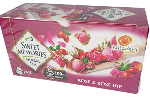 Tè alle erbe bulgaro rosa canina, 100% naturale, rosa