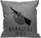 HGOD DESIGNS Kissenbezug Namastay In Bed Faulheit Sloth EIN Der Baum Grau Kissenhülle Haus Dekorativ Für Männer/Frauen/Jungen/Mädchen Wohnzimmer Schlafzimmer Sofa Stuhl Kissenbezüge 45X45cm