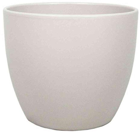 innaGLAS Pot de Fleurs, céramique, Beige Mat, 13,5cm, Ø15,5cm - Pot Fleurs/Pot céramique