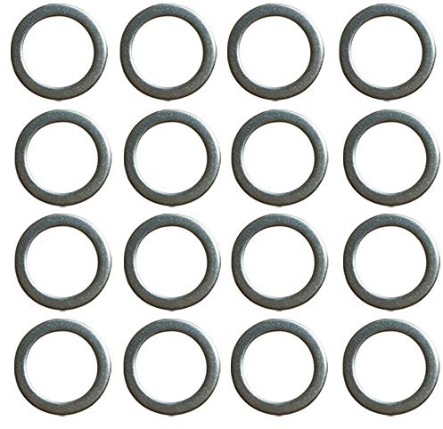 Yuauy 20 x Pedalscheiben, 20 mm x 15 mm mit 1 mm Dicke, Edelstahl, Ersatz für Moutain Bike Rennrad
