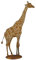 Gartenfigur Rost auf festem Stand – Hochwertig & Wetterfest - Metall Tierfigur - Edelrost Dekofigur/Tier Figur – Gartendeko/Dekoration (Giraffe - Höhe 200cm)