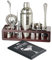 Modern Mixology Set di shaker per cocktail, 24 pezzi in acciaio inox, kit per bevande da barista e supporto per bar di casa, perfetto per mescolare bevande a casa, con libro di ricette per cocktail