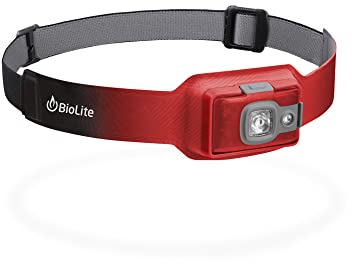 Biolite Unisex-Adult BL-HPB0204 Taschenlampe Stirnlampe Headlamp 200 Ember Red, 650 ml