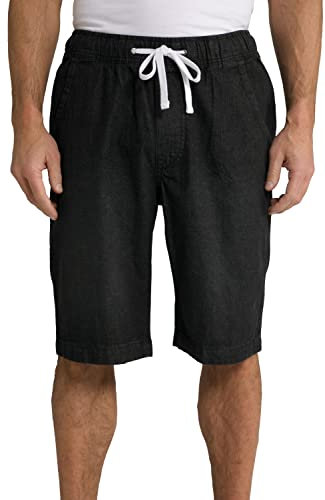JP 1880 Herren Schlupfbermuda Bermudas, Schwarz, 8XL Große Größen EU
