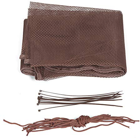 RiToEasysports Stairs Net For Kids,2 Meters Balcony Safety Net Stair Mesh Stairs Railing Guard for Kids, Toys, Pets (2 meters protective net brown) Baby Safety Babies