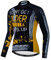 YOUALSO Langarm-Radtrikot für Herren, reflektierend, für BMX, MTB, atmungsaktiv und bequem, S-3XL, HT16, Mittel
