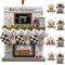 Kaminmantel Familie personalisierte Weihnachtsornamente 2024 benutzerdefinierte Strümpfe Familie von 2 3 4 5 6 Namen Weihnachtsornament Weihnachtsbaumschmuck Familie von 6