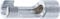 BGS 70988-9 | Spezial-Steckschlüssel-Einsatz, geschlitzt | Antrieb Innenvierkant 10 mm (3/8) | SW 9 mm