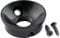 Musiclily Pro 3/8 Inch Steel Electric Guitar Jackplate Electrosocket Jack Plate for USA Tele/Telecaster Style Electric Guitar, Black