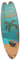 VICASKY Surfbrett Holzschild Vintage Wohnkultur Wandbehang Sommerdekor Bauernhaus Schild Surfbrett Schmuck Hawaii Zimmer Wandschild Wand Surfbrett Surfbrett Schild Holz