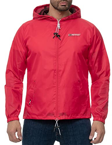 Geographical Norway Herren Regenjacke Boat Men Red L