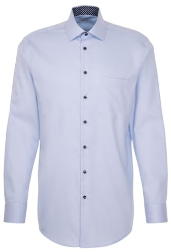 Seidensticker Herren Business Hemd - Regular Fit - Bügelfrei - Kent-Kragen - Extra Langer Arm - 100% Baumwolle