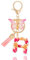 MWOOT Letter Keychains Initiale Porte Clef Lettre R,Alphabet Initial Keyring avec Papillon Pendentif,Rose Pétales Feuille D'or Key Ring pour Femmes Filles Portefeuilles Sac à Main Charme (R)