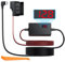 eSynic Dash Cam Hardwire Kit Typ-C USB Niederspannungsschutz Dashcam Hard Wiring Kit 11.5ft Kabel, 12V-24V zu 5V OBD-Stromkabel mit LCD-Display Parken/Acc-Modus 3 Stufen für Dash-Kamera Autos GPS
