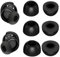 Replacement Memory Foam Ear Tips Compatible with Bose New QuietComfort Earbuds (2024 Released), Noise Canceling Foam Eartips Ear Plug Ear Tip,Fit in Case,L/M/S 3 Size 3 Pairs,Black (214Foam3PB)