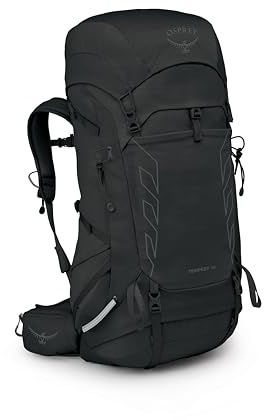 Osprey Women's Tempest 44 Lightweight Hiking Backpack, Black/Coal Grey, XS/S