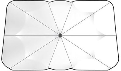 DSEEAK Parasol Parabrisas de Coche, para Volvo XC60 2018-2023 Protección UV Parasol Ventana Delantera de Coche, Parasol Coche Paraguas Plegable,M(140 * 78CM)