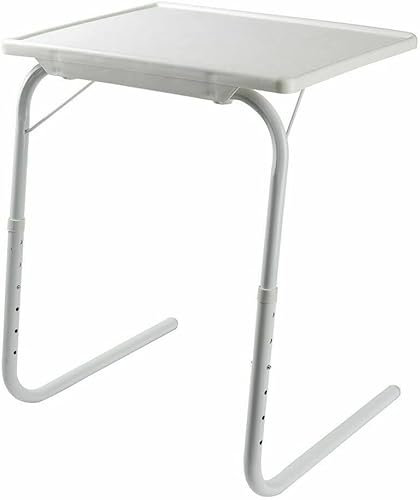 Portable Folding TV Tray Table – Adjustable Laptop Bed Desk, Dinner & Writing Table for Sofa & Couch, Sturdy Home Office Workstation, Lightweight & Space-Saving