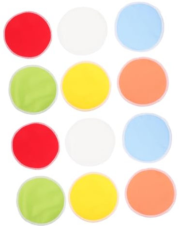 HOMOBABE 12pezzi Coppette Raccoglilatte Lavabili e Riutilizzabili Da Assorbilatte Morbidi e Traspiranti Per Maternità Design Antiperdita Per Comfort Ottimale Durante Allattamento