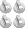 Homefurnishmall Lot de 4 boutons de rechange pour cuisinière à gaz, cuisinière à gaz, cuisinière à gaz, fours (sans base)